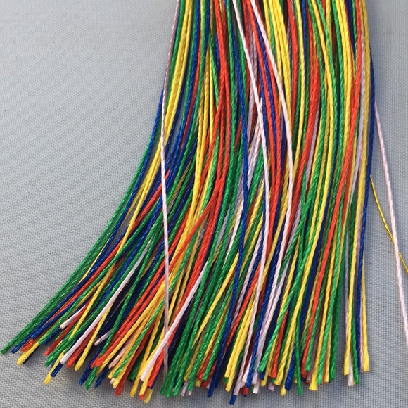 New! Bohemian Multicolored Tassel Earrings - Picture 5 of 7